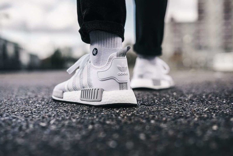 Adidas nmd best sale white grey